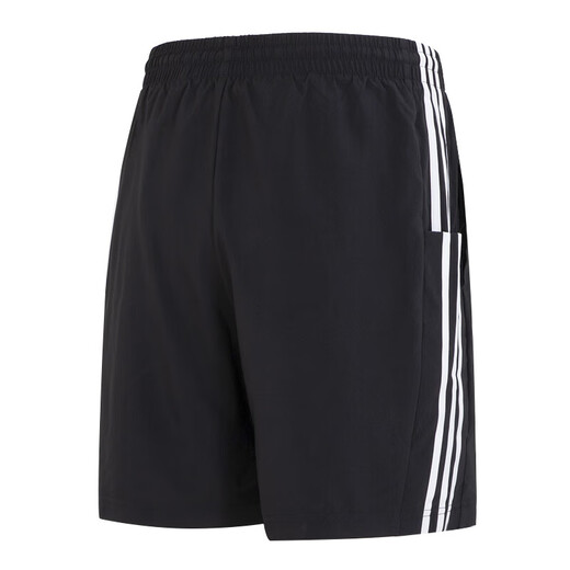 adidas阿迪达斯短裤男裤2025夏季运动裤跑步健身训练透气五分裤休闲裤子 IC1484/经典三条纹 L