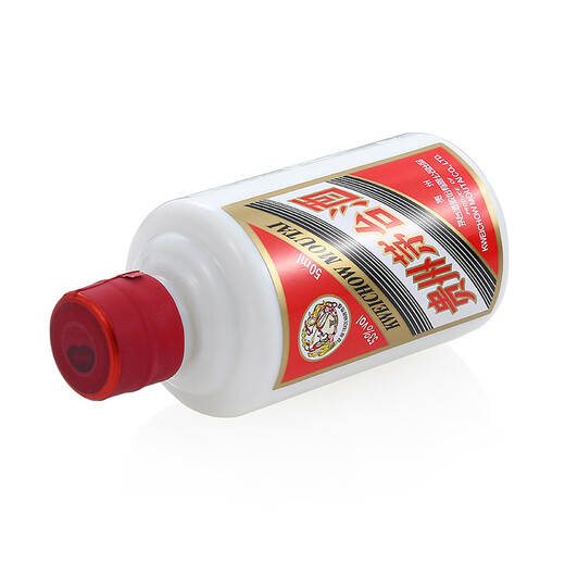 茅台（MOUTAI）飞天 白色条盒装 酱香型白酒 53度 50ml*5瓶