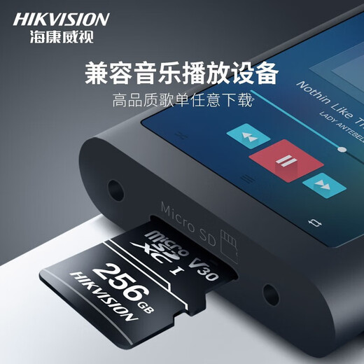 Hikvision Security Überwachungskamera Dedizierte TF -Speicherspeicherkarte MicroSD -Karte 256G Black Card