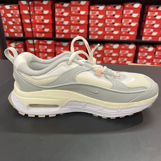 耐克（NIKE）女鞋夏季新款AIR MAX BLISS气垫缓震运动鞋跑步鞋休闲鞋老爹鞋 FB7170-111帆白椰奶色浅绿 37.5