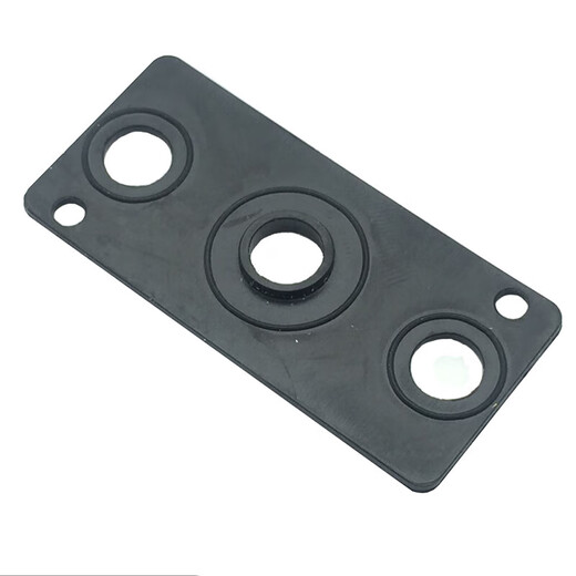 Solenoid valve base gasket, manifold plate, rubber gasket, rubber sealing ring, manifold leakage repair, blind plate, baffle sealing plate, SY5120 gasket + screws/10 sets