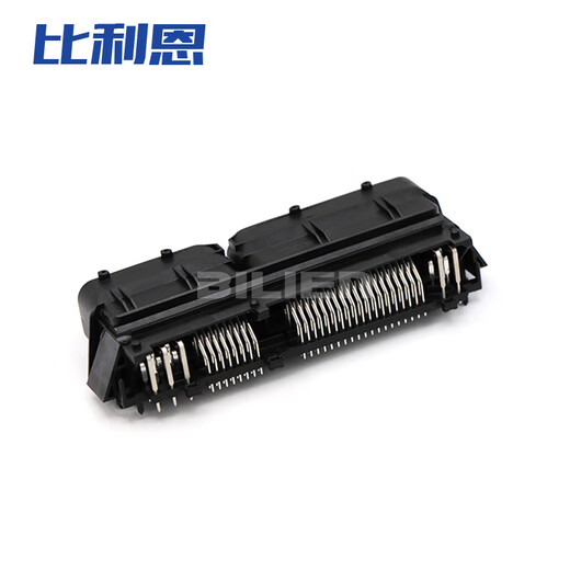 PCB board end aluminum shell 8140P control 121-pin automotive connector connector 12414341 121-pin male end 1241434-1