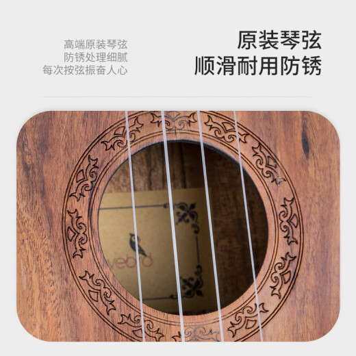 ACACIA Bird Ukulele Ukulele Ukulele Small Guitar Great Examing Play Acacia Wood 23 pulgadas