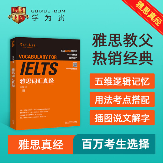 IELTS Vocabulary Scripture IELTS Core Words Liu Hongbo Logical Word Group Associative Memory (with QR Code Audio)