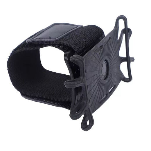 Budi arm mobile phone holder for driving mobile phone holder with strap to wear mobile phone case tied to the wrist, running arm bag to hold mobile phone, elegant black wrist style, worn on the wrist I17