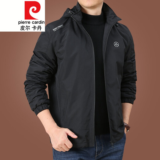
Pier Cardin plus velvet jacket men's autumn and winter jacket men's spring and autumn large size men's clothing 2021 new autumn clothes men's autumn tops winter knitted 9898 [Gray] removable cap - plus velvet without additional price 4XL