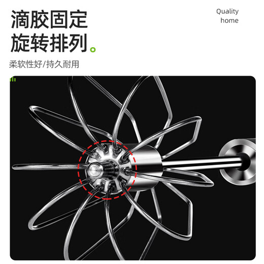 OAK Stainless Steel Press Manual Egg Beater Whisk Stirring Stick Baking Tools Manual Egg Beater C1337