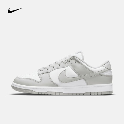 Nike Nike Herrenschuhe Sommer Neue Freizeitschuhe Dunk Low Top Trendy Retro Schockabsorbing Wear-Resistant Sports Skateboard Schuhe Männer DD1391-103 Grau und Weiß 42.5