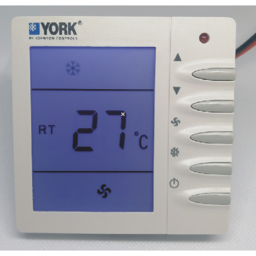 YORK York water central air conditioning thermostat LCD wire-controlled three-speed switch fan coil panel TMS-2000DB cooling and heating type