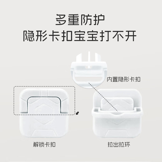 马博士 插座保护盖儿童防触电婴儿保护盖儿童安全防护盖电源保护套24只