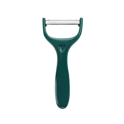 Couteau à éplucher, couteau à éplucher les pommes de terre et les pommes multifonctionnel de cuisine, outil à éplucher le melon, vert foncé grande taille 1