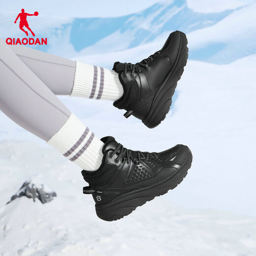 Jordan Women's Shoes Cushioning Stable Running Shoes Lightweight Rebound Sports Shoes High Top Plus Velvet Warmth QXB022244230B