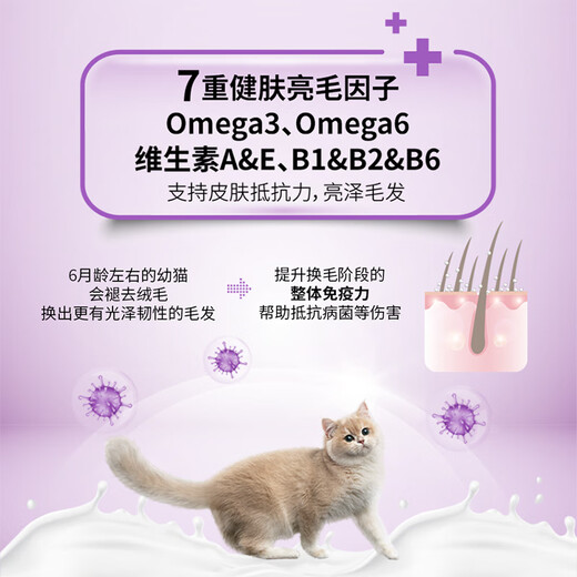 GN cat food kitten cat food 3 weeks to 12 months old 3.5kg immune-enhancing formula upgraded new and old packaging randomly distributed