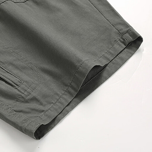 Woodpecker (TUCANO) shorts men's summer pure cotton trend versatile solid color sports thin breathable five-point pants dark gray 2XL