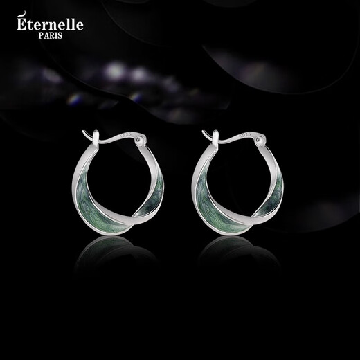 Eternelle French eternal French light luxury sterling silver earrings niche cold style earrings high-end earrings birthday gift