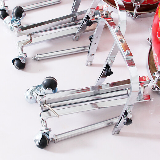 
FLOFAIR Percussion Orchestra Tinto Drum Red Painted National Five Tones Pai Drum School Orchestra Pai Drum Tang Drum 5# Drum