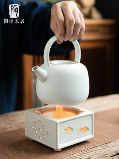 Fever pottery fever stove tea making utensils high temperature resistant ceramic handle teapot household large capacity warm tea kettle kettle teapot hawthorn red handle teapot aged pine and cypress capacity 1000ml901mL (inclusive) -1L (inclusive)