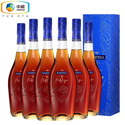 Martell Cognac [CoFCO -Weinindustrie] Französische importierte ausländische Wein, ganze Schachtel, Geschenk, Promi 500ml, 6 Flaschen