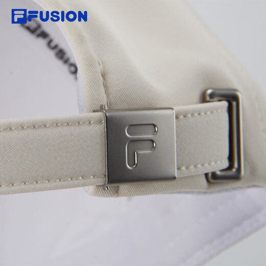 FILA FUSION斐乐潮牌男士女士帽子棒球帽2025春运动帽休闲鸭舌帽 乳糖色-BG XS