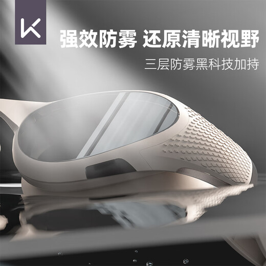 Keep Myopia Swimming Goggles Waterproof and Anti-fog Men's and Women's HD Swimming and Diving Goggles Special Swimming Equipment Black White 200 Degrees