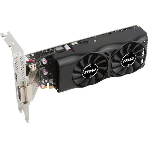 微星（MSI）【JD物流 日本直邮】显卡台式电脑独立显卡游戏剪辑全新 GTX 1050 Ti 4GT LP
