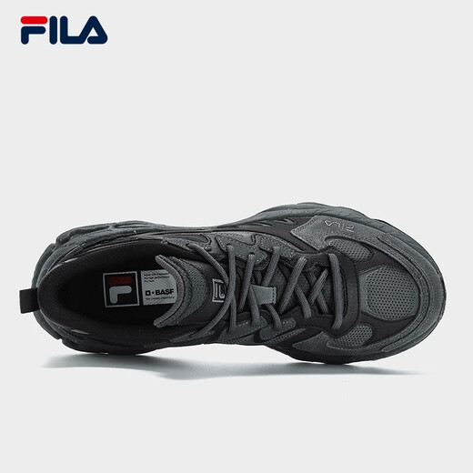 斐乐（FILA）蕨草鞋FERN男鞋户外老爹鞋休闲鞋时尚舒适运动鞋 阴影灰/黑-DB 42