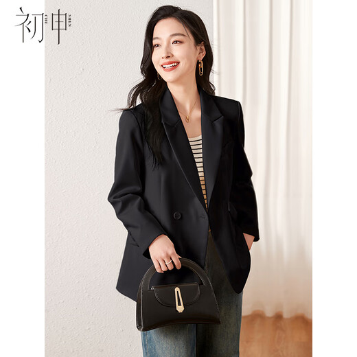 Chu Shen Small Suit Women's Commuting Casual Design Irregular Back Slit Suit Jacket S142F4324