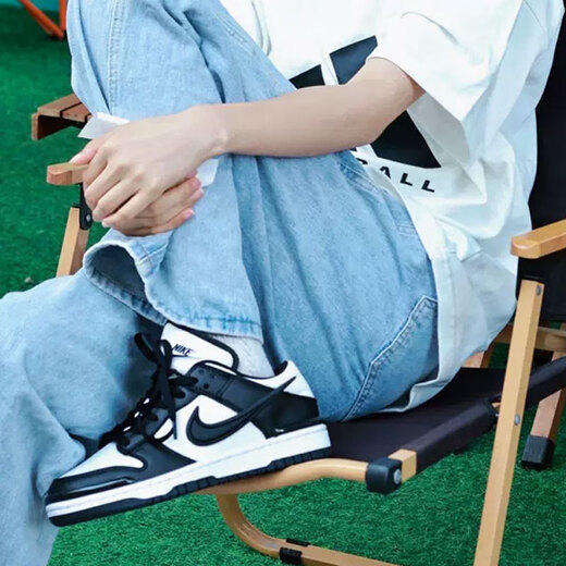 
Nike (NIKE) women's shoes 2025 summer Dunk Low low top retro board shoes sneakers casual shoes DH9765 DZ2794-001 black and white panda 40