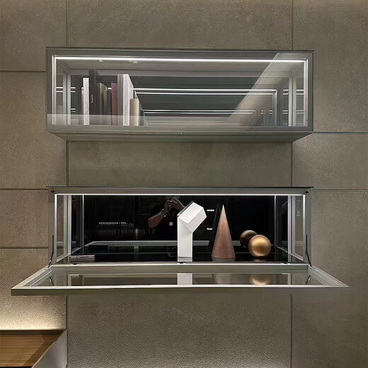 Flip the door, bedroom, study, bookcase, item display, transparent glass cabinet, luminous hanging cabinet, dining room, kitchen wine cabinet 386*1283*316