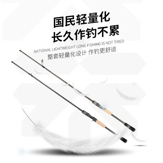 
Samba Luya Samba Hongguang universal luya rod far throw rod perch mandarin fish straight handle gun handle fishing rod sic guide ring 2.04 meters straight handle-S682M [Hongguang universal rod]