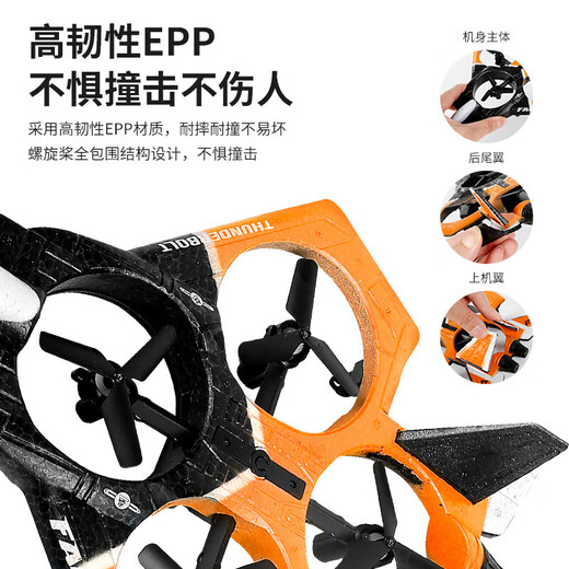 Yunya Remote Control Aircraft Toys Boys With Fall Resistance Fighter Model Aircraft Aircraft Helicopter Children's Birthday Gift 3-6-14 ans. Modèle débutant - Green - [Handle] High Range