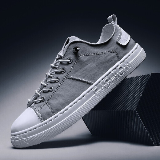 Sakura Makeup Spring and Summer Men's Canvas Shoes Casual Shoes Men's Shoes Boots Fashion Breathable Board Shoes Sports Shoes Boys Small White Shoes Men md-6636 Black and White Size 39