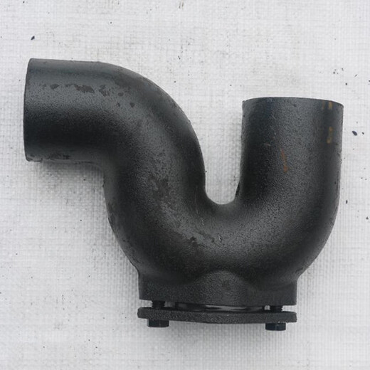 Flexible Gusseisenrohr W-Typ P-Tür Biegung Reverse Wasserspeicher Biegung DN50 75 100 Drainage Rohrbeschläge Verbindungszubehör DN753 Zoll