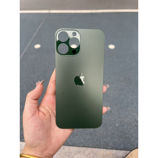 Shifanli is suitable for Apple 13pm/13pro mobile phone back cover glass 13promax rear screen case large hole back cover glass ma white original quality (with tool glue) Apple 13pro