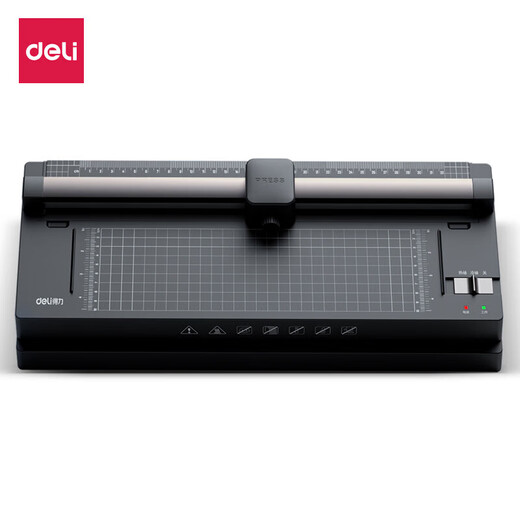 DELI A3A4 Universal Home Office Plastik-Versiegelungsmaschine 3894n Papierschneider vorbei an Kunststoffmaschinenfoto-Datei Kaltmontage 14377 14377 (A3A4 Multifunktion Drei-in-Eins-Maschine) Maschine + 100 Stück Plastik-Versiegelungsfilm
