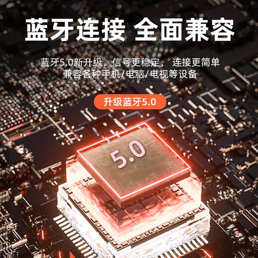 TINGSHENGZHE无线话筒音响一体麦克风k歌神器手持家庭专用ktv蓝牙电视卡拉ok手机扩音器自带声卡套装会议直播 【双喇叭大音量-操作简单】银色 官方标配