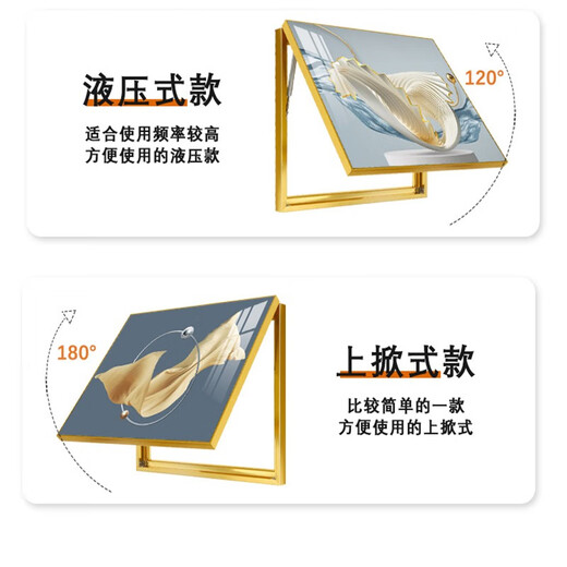 槐序现代简约电表箱画装饰画轻奢抽象肌理画高级感餐厅配电箱电盒挂画 JD12392 50*40cm(遮挡40*30)掀盖黑框