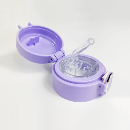 Milun Xiong Milun Xiong Water Cup Accessories M27/6621/6613/6601/6632 Suction nozzle straw cover direct drinking lid cup cover 8829 Blue Ultraman Lid + Long straw