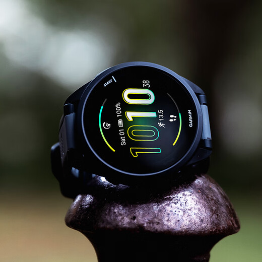 Garmin Forerunner165 Herzfrequenz Blut Sauerstoff Multi-Sterne-Positionierung Outdoor Sports Smart Watch Musikversion Extreme Nacht Schwarz