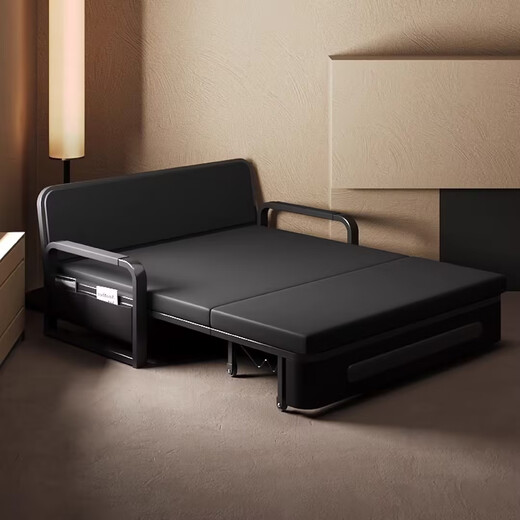 Tanhui -Sofa Bett integrierter Dual -Gebrauch 2025 Neues Klappbett Nickerchen Einzelbett Haushalt Mietzimmer Doppel einfaches Bett [0,8 m Aufbewahrung] + 7 cm. Schwamm