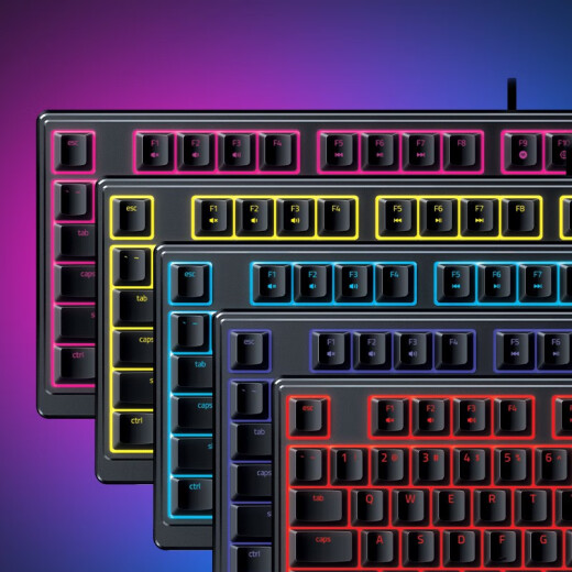 Razer (Razer) Razer Wolf Spider V3 Teclado de juegos delgados de cable delgado Película de 104 teclas RGB TELLA DE ESPORTORES RAZER WOLL SPIDER V3 X