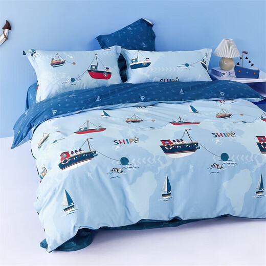 Mercury children's quilt cover Class A pure cotton quilt cover single piece quilt cover sheet 100% cotton antibacterial student children's quilt cover 150*210cm