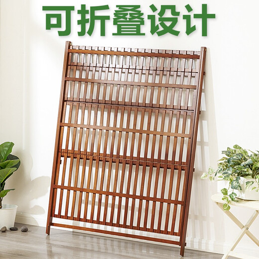 
Trojan simple foldable living room flower rack balcony outdoor multi-layer household floor-standing indoor flower pot rack storage bonsai rack 3-layer 70 tea color