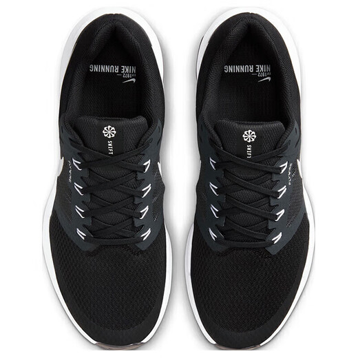 Nike NIKE running shoes men's cushioning breathable RUN SWIFT 3 sports shoes DR2695-002 black and white 40