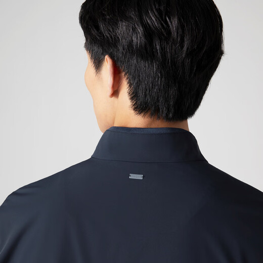 VICUTU men's jacket is comfortable, skin-friendly, fashionable and versatile for commuting, dark blue 180/100B