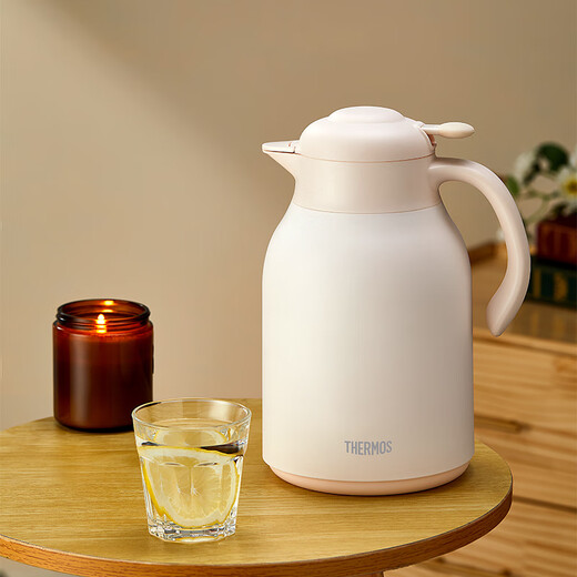 膳魔师（THERMOS）保温壶1480ml真空玻璃内胆暖水壶家用大容量热水瓶TEHA-1500G-CRM