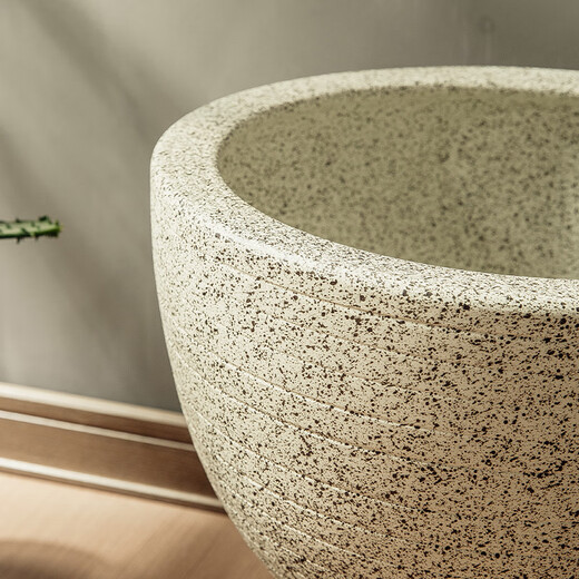 TVboop mop pool outdoor courtyard outdoor mop pool imitation stone mop pool Chinese garden basin pool wash mop sink tb013 mop pool (without drain)