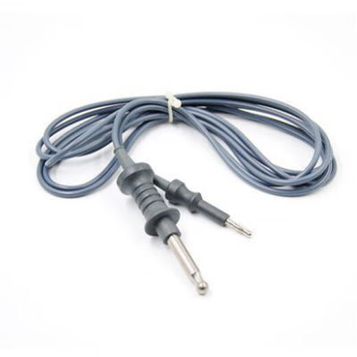 Laparoscopic monopolar bipolar electrocoagulation line high-frequency electrosurgical resectoscope hook clamp connection line 8.0-4.0 male monopolar electrocoagulation line