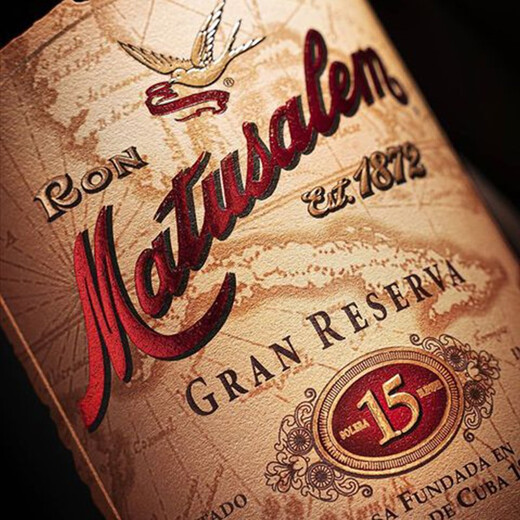 Matusalem Ron Alter Rum Back- und Getränkebasis Wein laminierter Keller Nr. 15 Klassischer Rum 700ml 1 Flasche