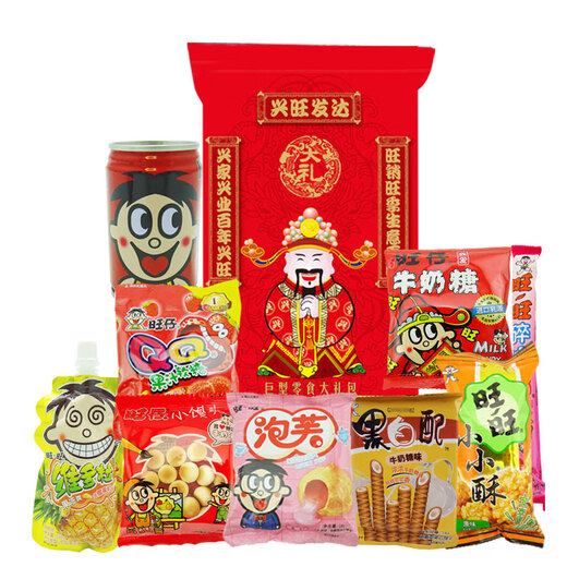 旺旺大礼包 组合零食小吃网红送礼新年礼包员工 六一礼物 【693g配分享礼盒小号】